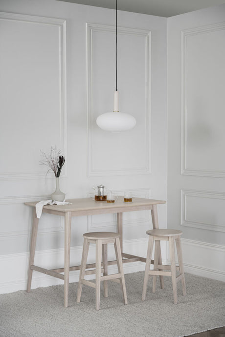AUSTIN Hocker Weiß pigmentiert 35x35x65cm - ZEN ZONE Furniture