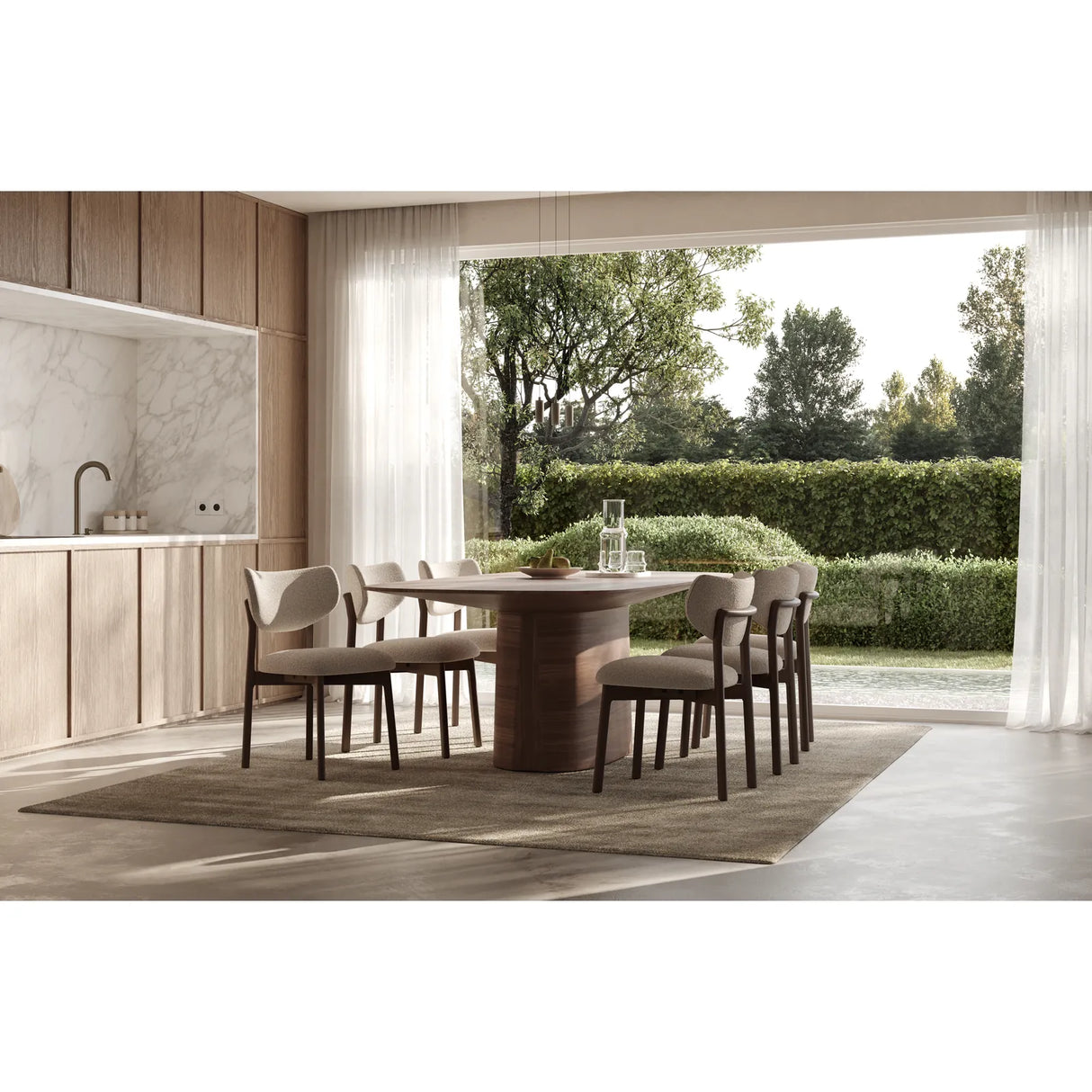 Table NATA en chêne naturel 240x110 cm