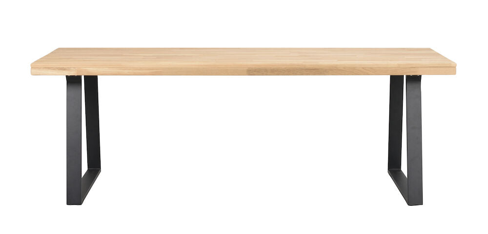 BROOKLYN Esstisch Eiche/Schwarz 220x95x75cm - ZEN ZONE