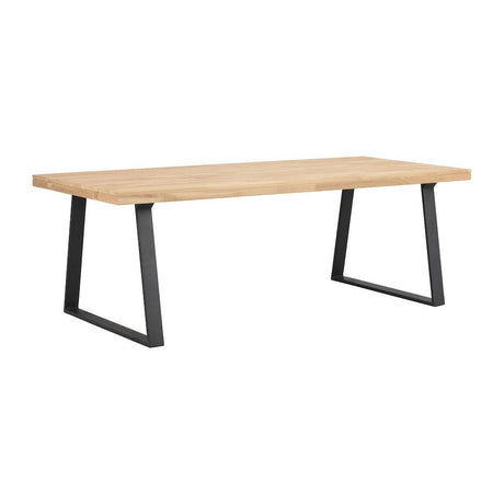 BROOKLYN Esstisch Eiche/Schwarz 220x95x75cm - ZEN ZONE