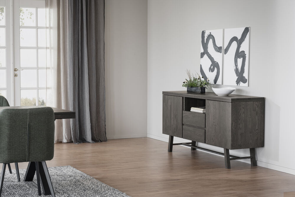 BROOKLYN Sideboard Dunkelbraun 160x45x80cm - ZEN ZONE Furniture