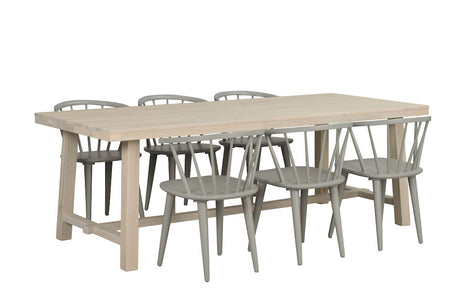 BROOKLYN Esstisch Weiß pigmentiert 220x95x75cm - ZEN ZONE
