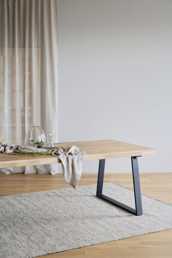BROOKLYN Esstisch Eiche/Schwarz 170x95x75cm - ZEN ZONE