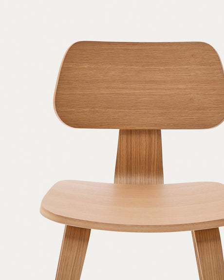 Stuhl Gena aus Eichenfurnier und Kautschukholz - ZEN ZONE Furniture
