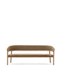 3-Sitzer-Sofa Arinella aus massivem Akazienholz mit Finish in natürlichem Farbton und beigem Seil FSC 100% 167 cm - ZEN ZONE Furniture