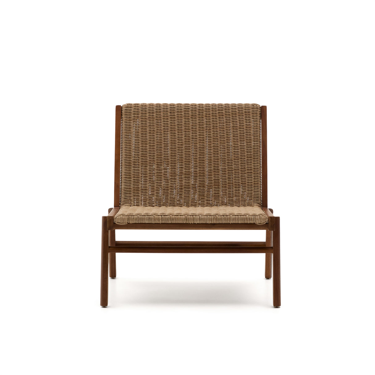 Sofa Itani aus massivem Teakholz und synthetischem Rattan FSC 100% - ZEN ZONE Furniture