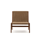 Sofa Itani aus massivem Teakholz und synthetischem Rattan FSC 100% - ZEN ZONE Furniture
