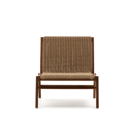 Sofa Itani aus massivem Teakholz und synthetischem Rattan FSC 100% - ZEN ZONE Furniture