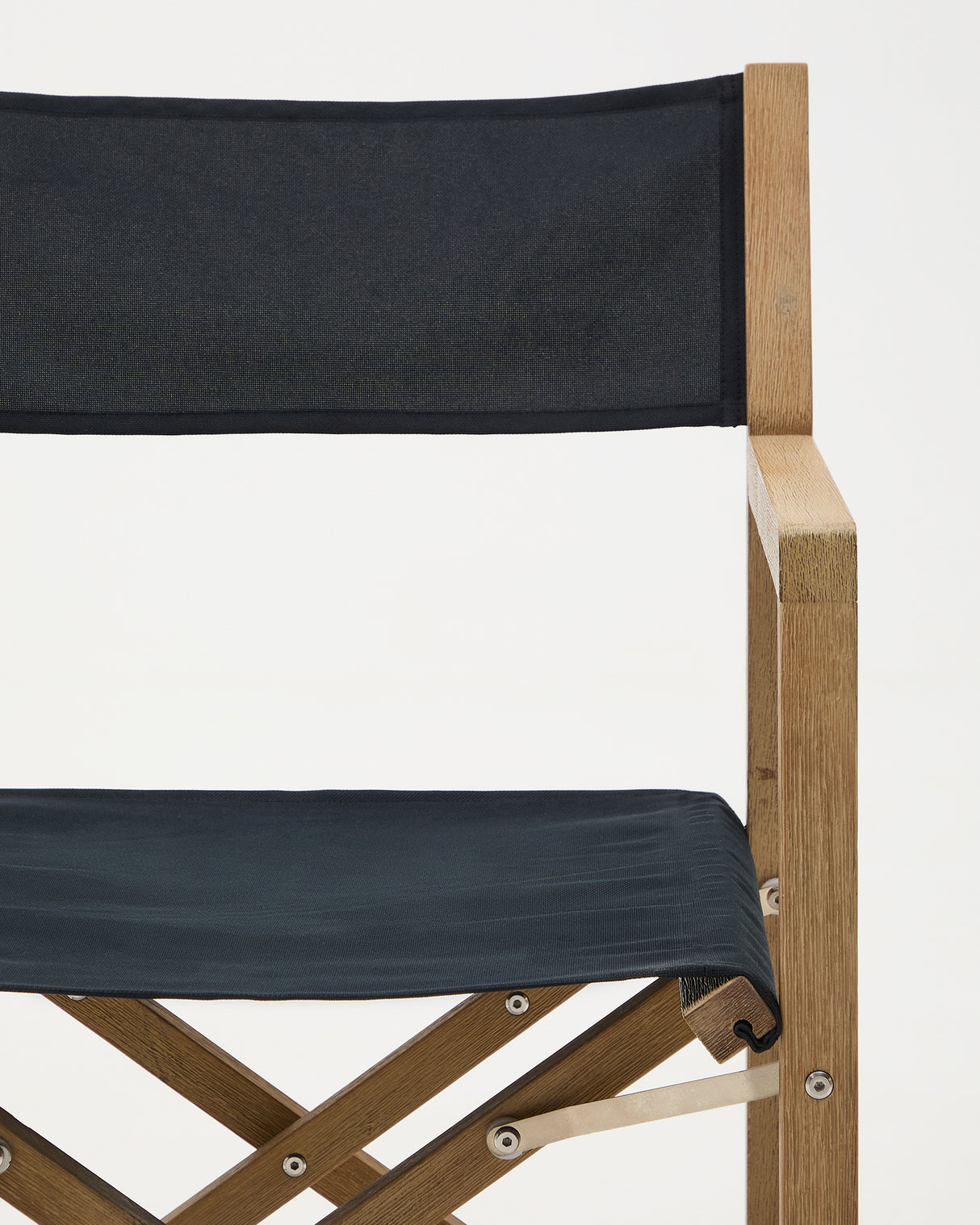 Outdoor-Klappstuhl Vilara in Schwarz aus massivem Akazienholz FSC 100% - ZEN ZONE Furniture