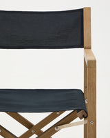 Outdoor-Klappstuhl Vilara in Schwarz aus massivem Akazienholz FSC 100% - ZEN ZONE Furniture