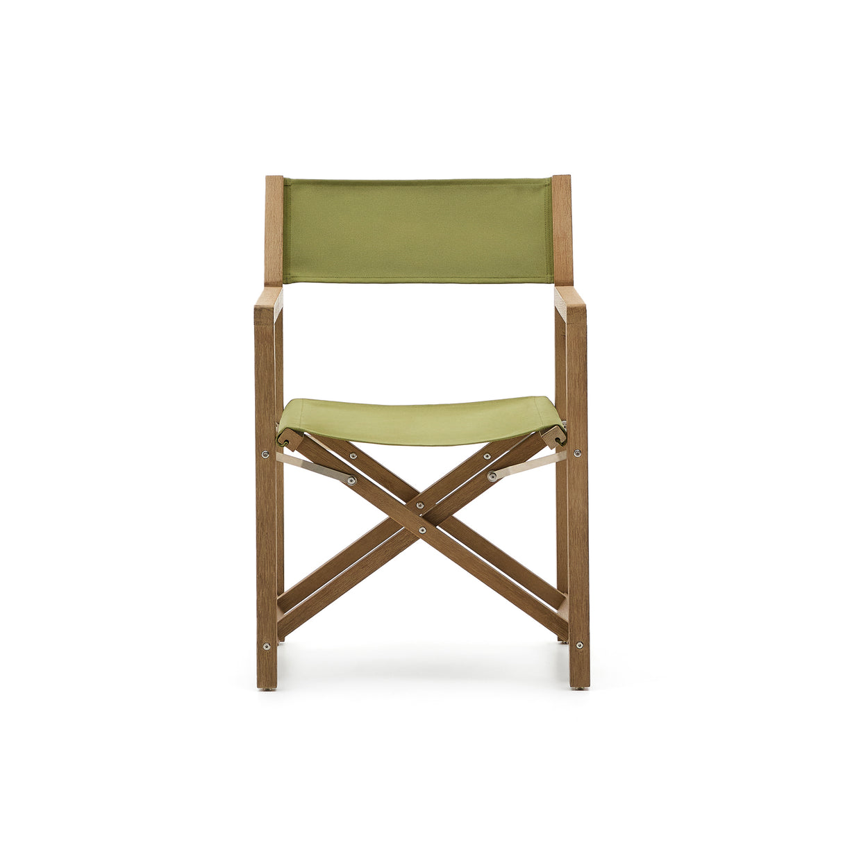 Outdoor-Klappstuhl Vilara in Grün aus massivem Akazienholz FSC 100%