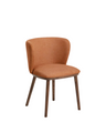 Stuhl Ciselia flammhemmende Chenille und Beinen aus Eschenholz oder Stahl FSC Mix Credit - ZEN ZONE Furniture