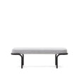 Compo Polsterbank in Grau und schwarzes Metallgestell 130 cm - ZEN ZONE Furniture