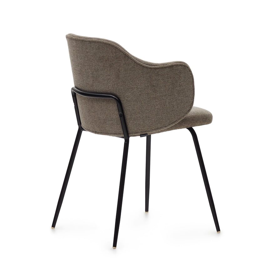 Yunia Stuhl Braun-Finish - ZEN ZONE Furniture