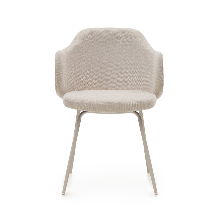 Yunia Stuhl Beige-Finish - ZEN ZONE Furniture