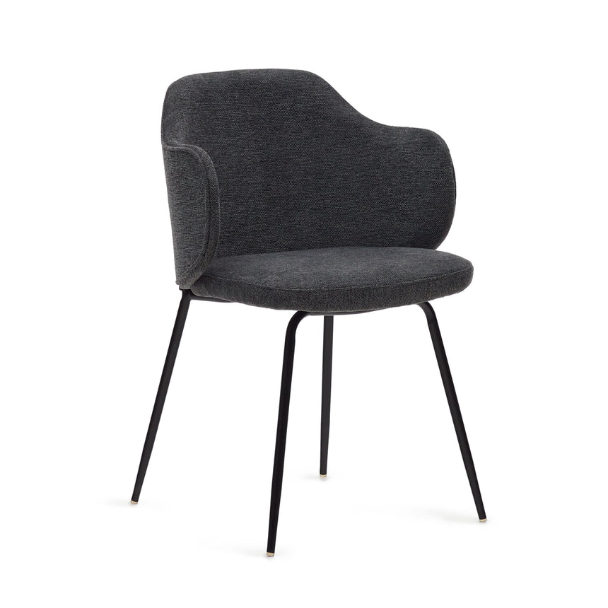Yunia Stuhl Dark Grey-Finish - ZEN ZONE Furniture