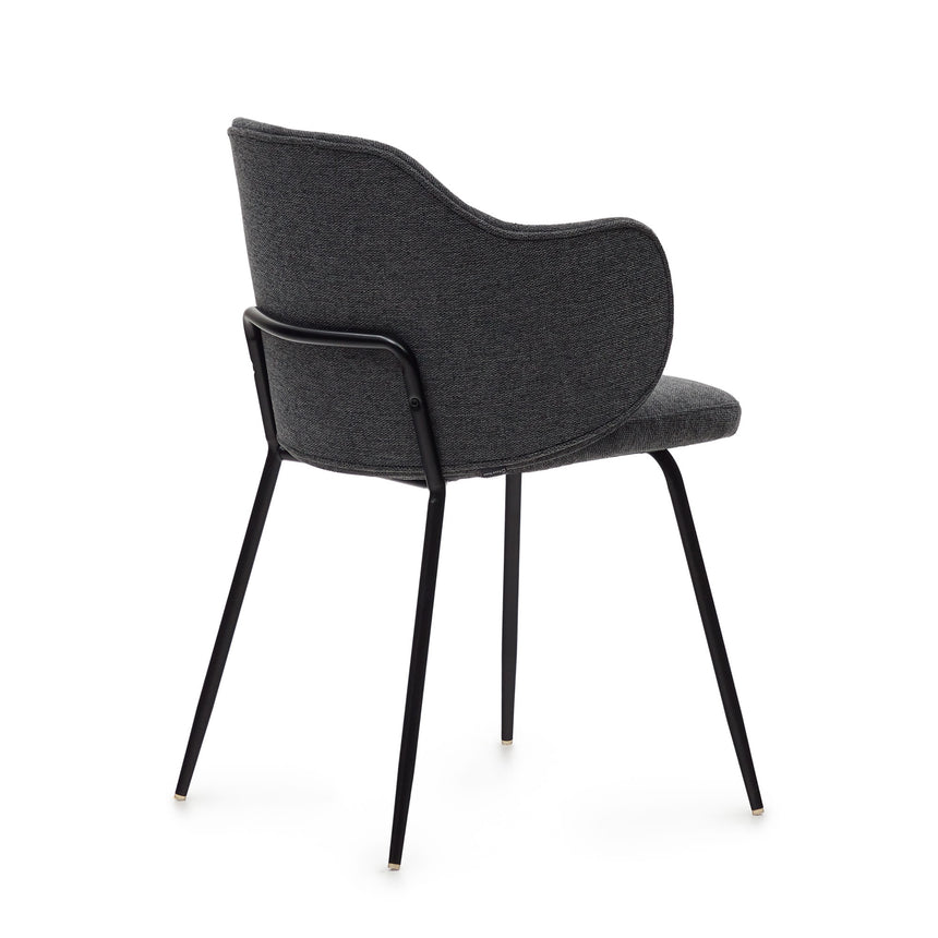 Yunia Stuhl Dark Grey-Finish - ZEN ZONE Furniture