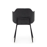 Yunia Stuhl Dark Grey-Finish - ZEN ZONE