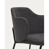 Yunia Stuhl Dark Grey-Finish - ZEN ZONE