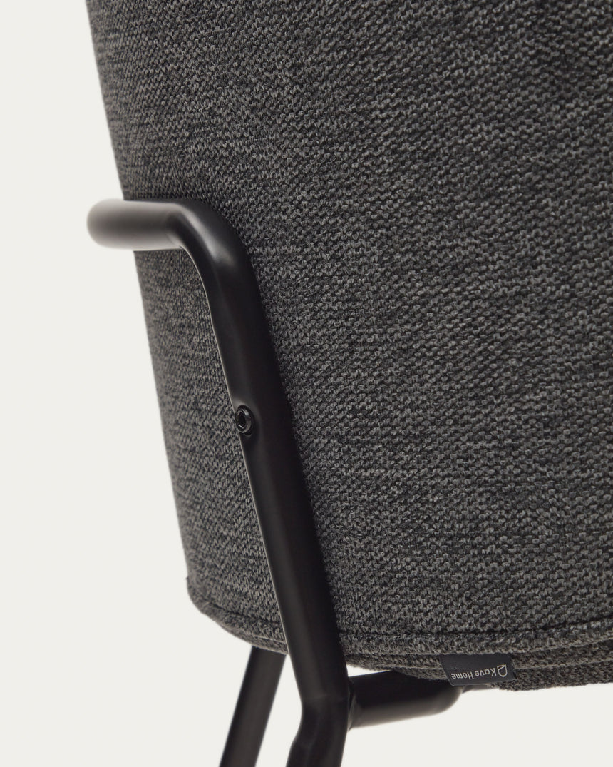 Yunia Stuhl Dark Grey-Finish - ZEN ZONE Furniture