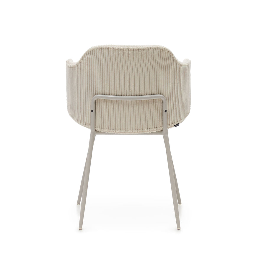 Yunia Stuhl Beige-Cord - ZEN ZONE Furniture