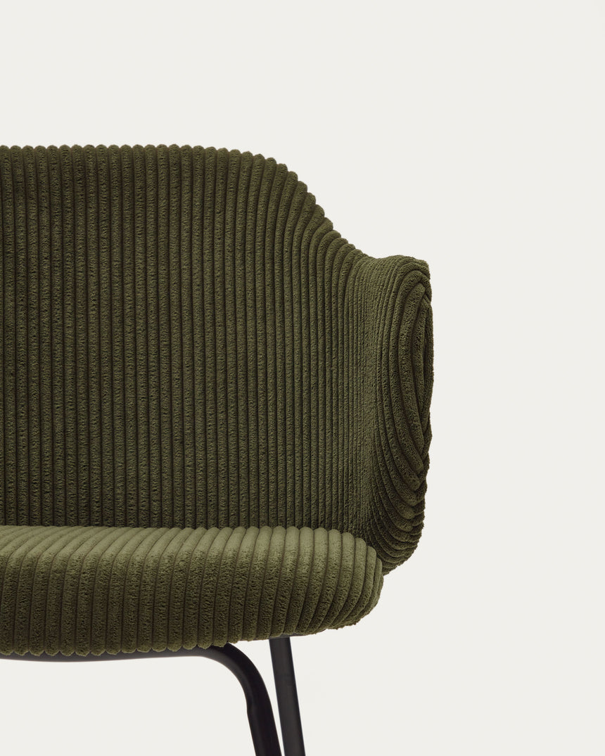 Yunia Stuhl Green-Cord - ZEN ZONE Furniture