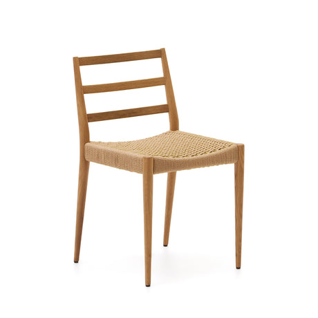 Analy Stuhl aus massiver Eiche mit natürlichem Finish und Sitz aus Seil FSC 100% - ZEN ZONE Furniture