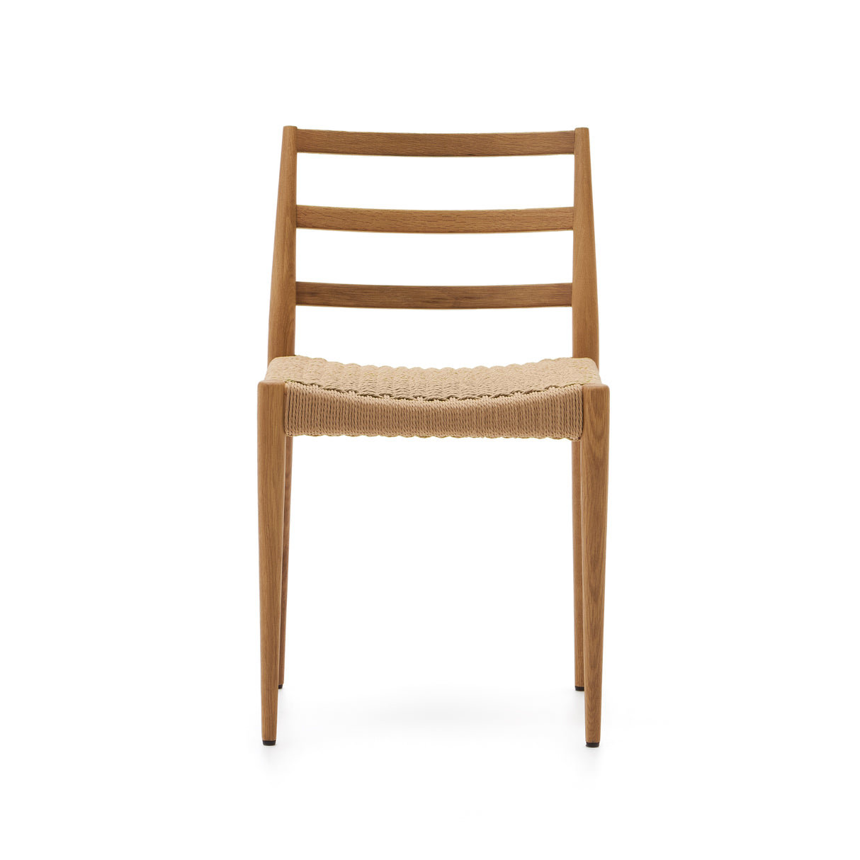 Analy Stuhl aus massiver Eiche mit natürlichem Finish und Sitz aus Seil FSC 100% - ZEN ZONE Furniture