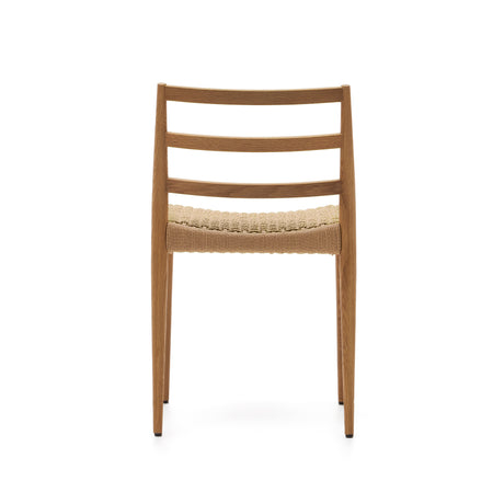 Analy Stuhl aus massiver Eiche mit natürlichem Finish und Sitz aus Seil FSC 100% - ZEN ZONE Furniture