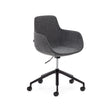 Tissiana Schreibtischstuhl Dunkelgrau und Aluminium mit mattschwarzer Oberfläche - ZEN ZONE Furniture