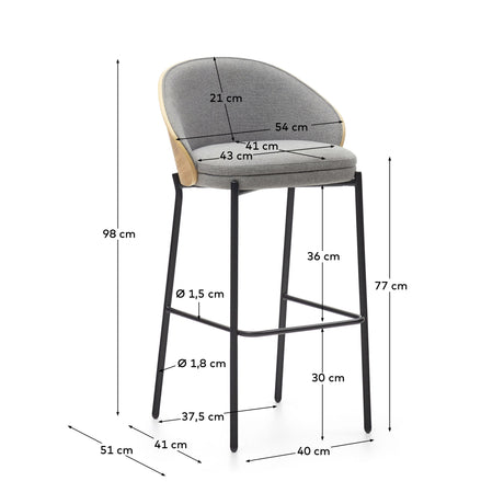 Eamy Hocker Natural-Finish - ZEN ZONE