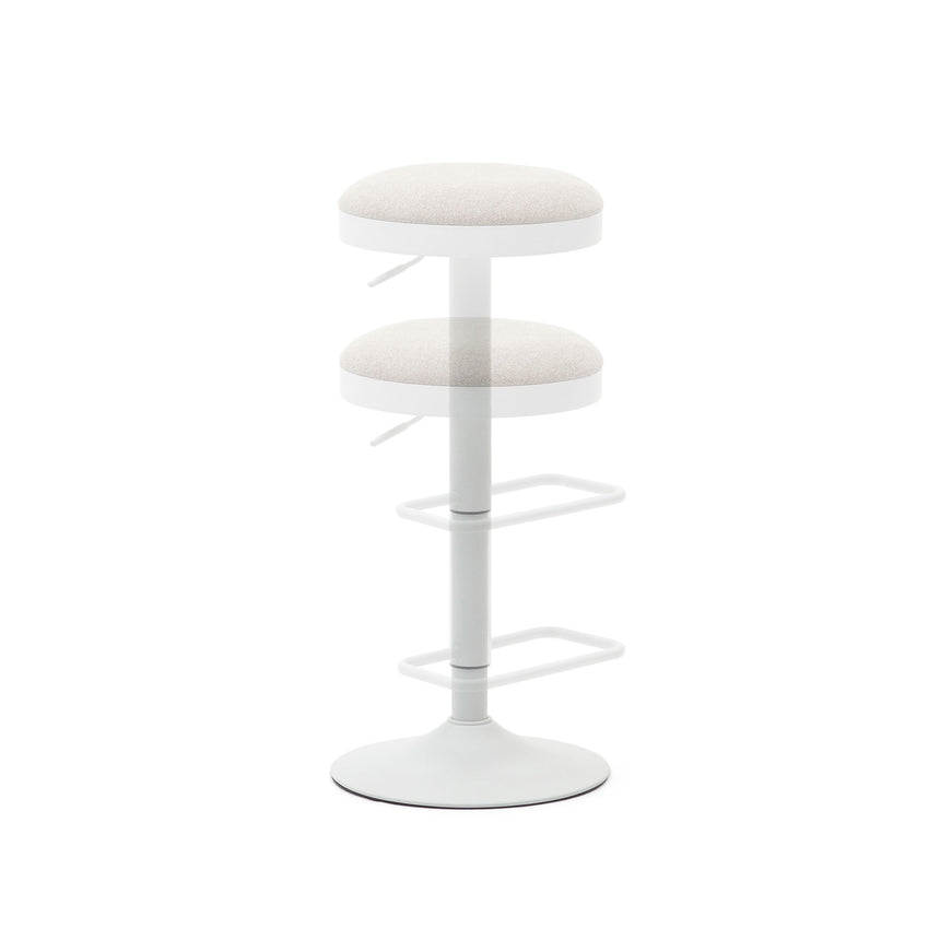 Zaib Hocker Beige - ZEN ZONE Furniture
