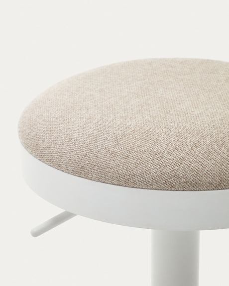Zaib Hocker Beige - ZEN ZONE Furniture