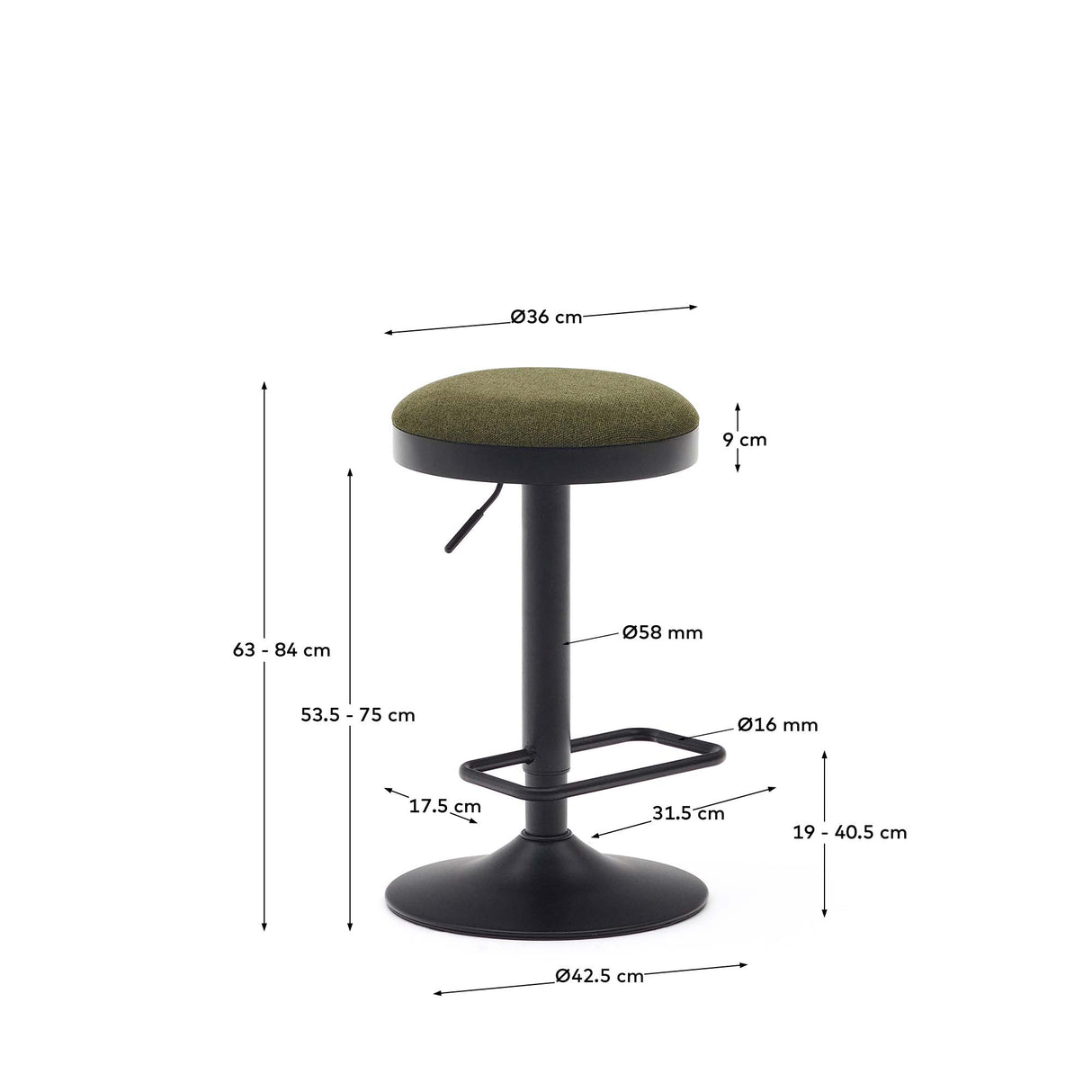 Zaib Hocker Grün - ZEN ZONE Furniture
