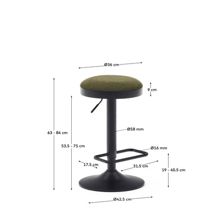 Zaib Hocker Grün - ZEN ZONE Furniture