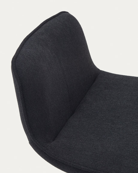 Zenda Hocker Schwarz - ZEN ZONE Furniture