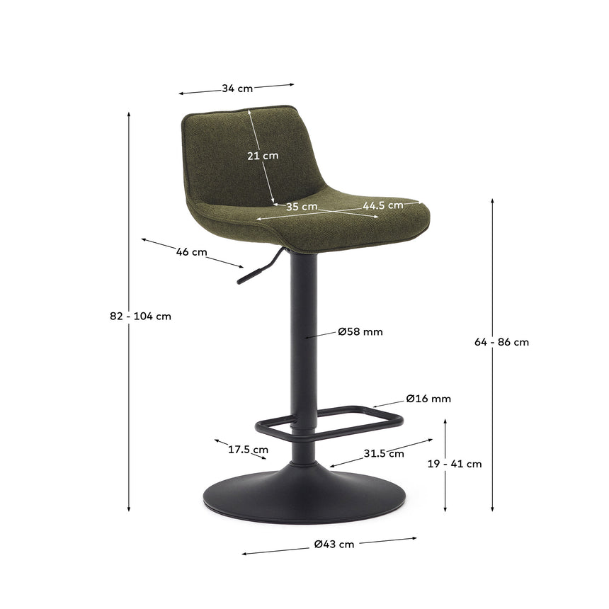 Zenda Hocker Grün - ZEN ZONE Furniture