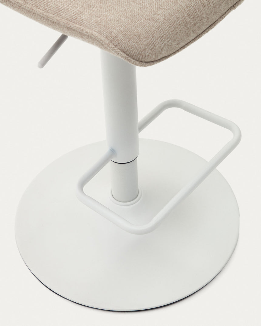 Zenda Hocker Beige - ZEN ZONE Furniture