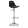 Orlando-T Barhocker aus Stahl schwarz Höhe 60-82 cm - ZEN ZONE Furniture