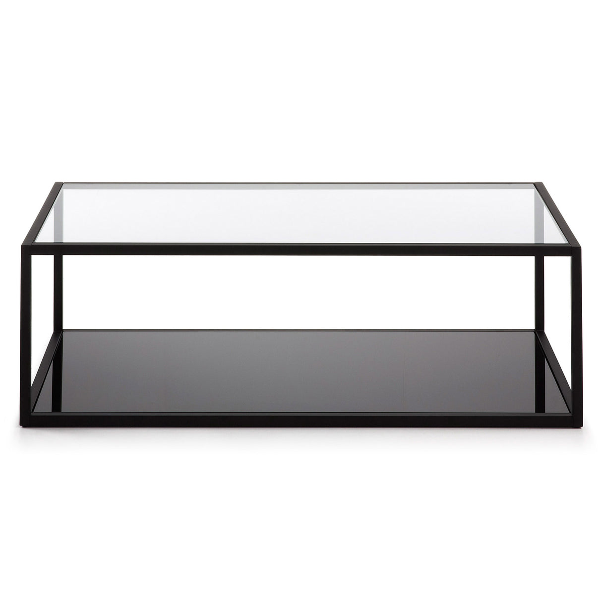 Blackhill rechteckiger Couchtisch 110 x 60 cm schwarz - ZEN ZONE