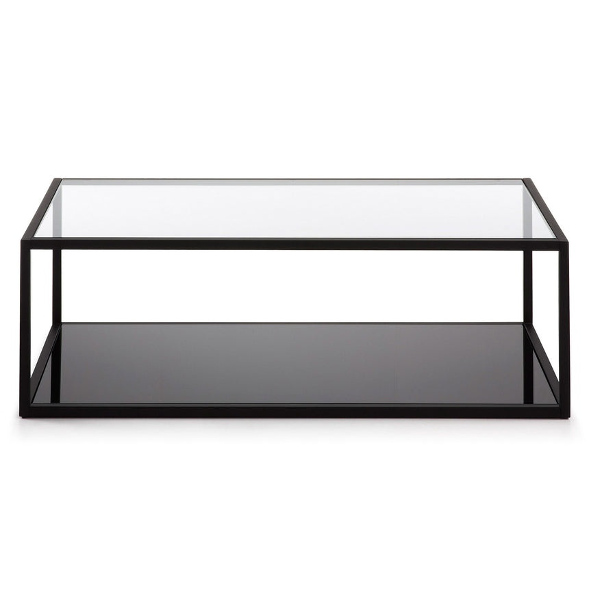 Blackhill rechteckiger Couchtisch 110 x 60 cm schwarz - ZEN ZONE Furniture