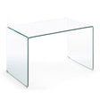 Burano Schreibtisch aus Glas 125 x 70 cm - ZEN ZONE Furniture