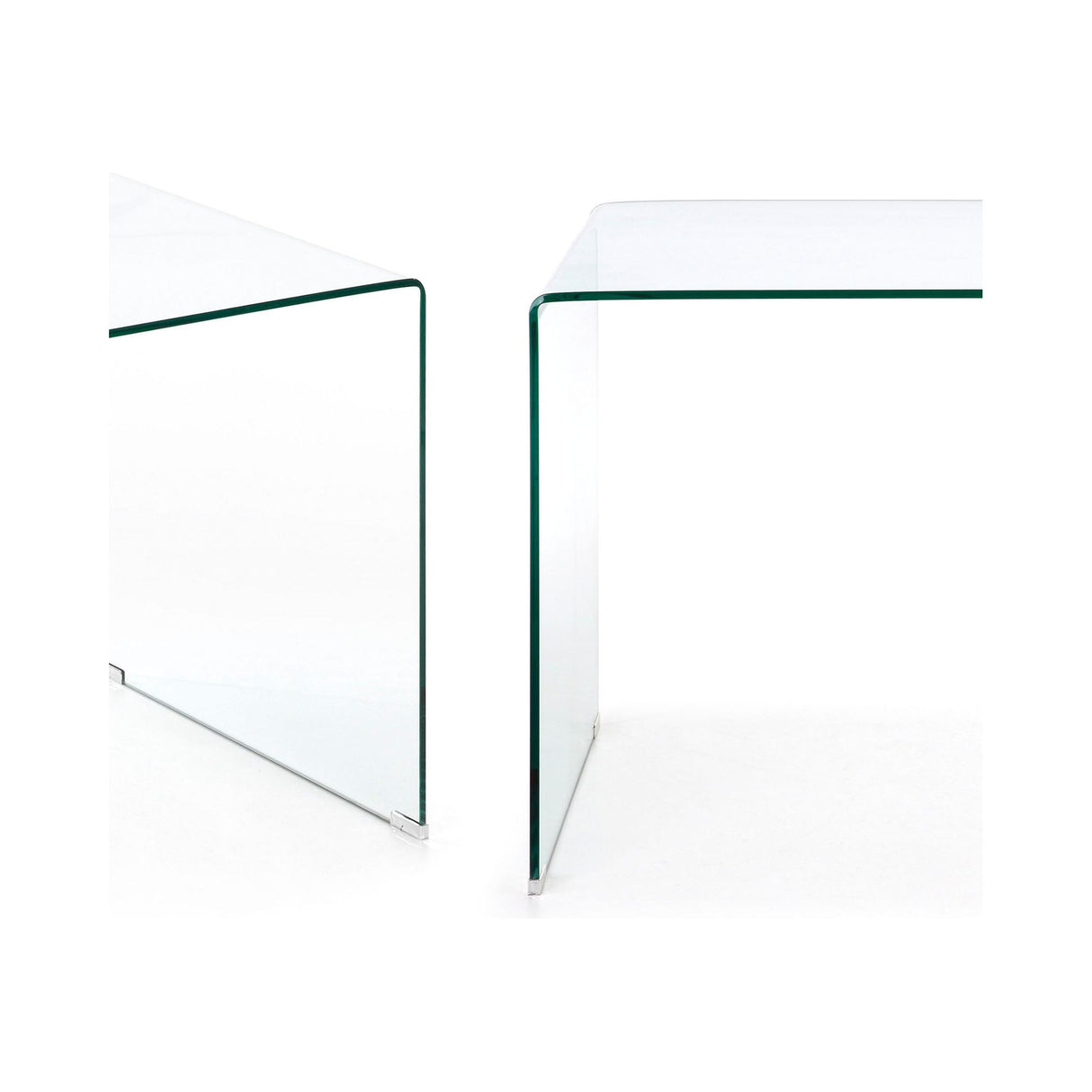 Burano Schreibtisch aus Glas 125 x 70 cm - ZEN ZONE