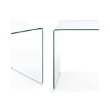 Burano Schreibtisch aus Glas 125 x 70 cm - ZEN ZONE