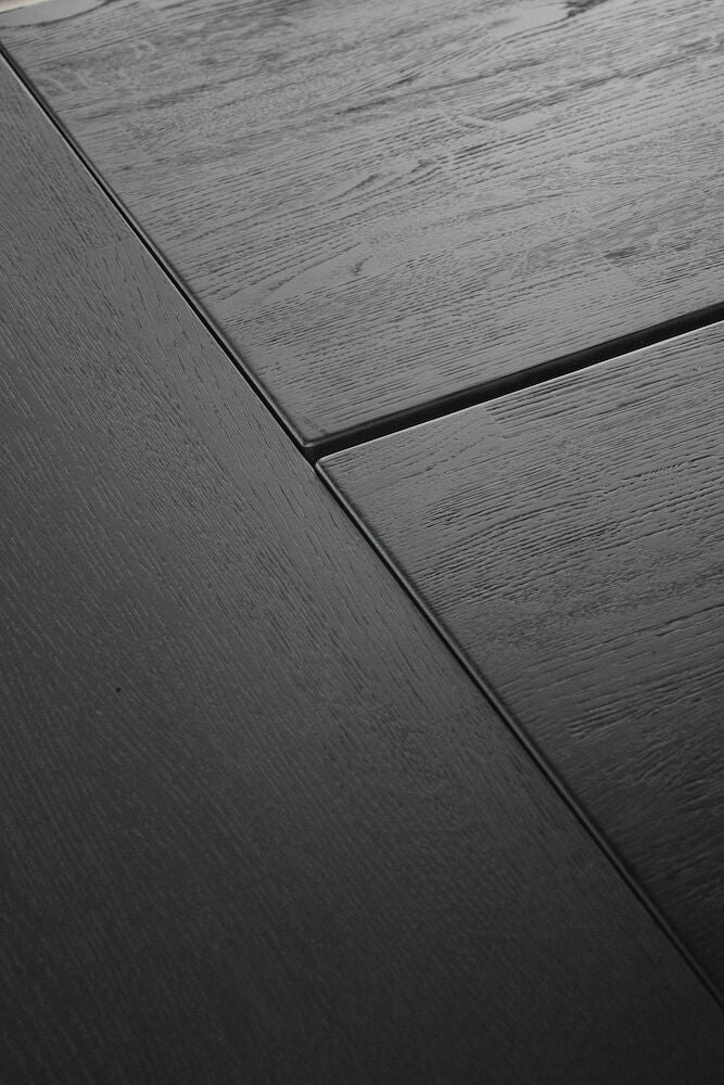 CARRADALE Esstisch Schwarz A-Beine 170x100x75cm - ZEN ZONE