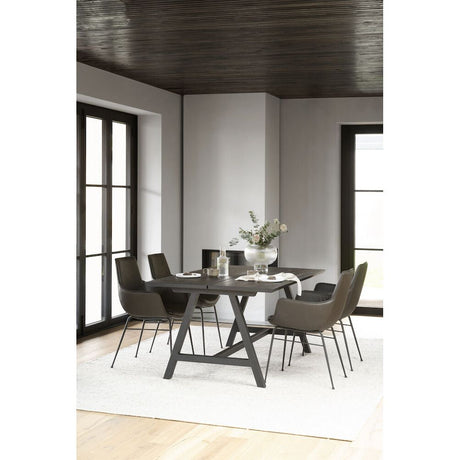 LOWELL Esszimmerstuhl Braun/Schwarz 59x62x86cm - ZEN ZONE