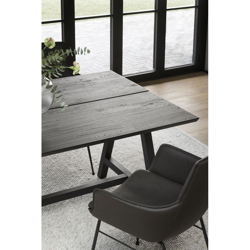 LOWELL Esszimmerstuhl Braun/Schwarz 59x62x86cm - ZEN ZONE