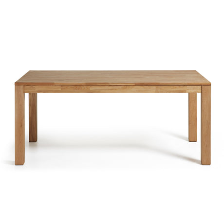 Isbel ausziehbarer Tisch 120 (200) x 75 cm aus massivem Eichenholz - ZEN ZONE Furniture