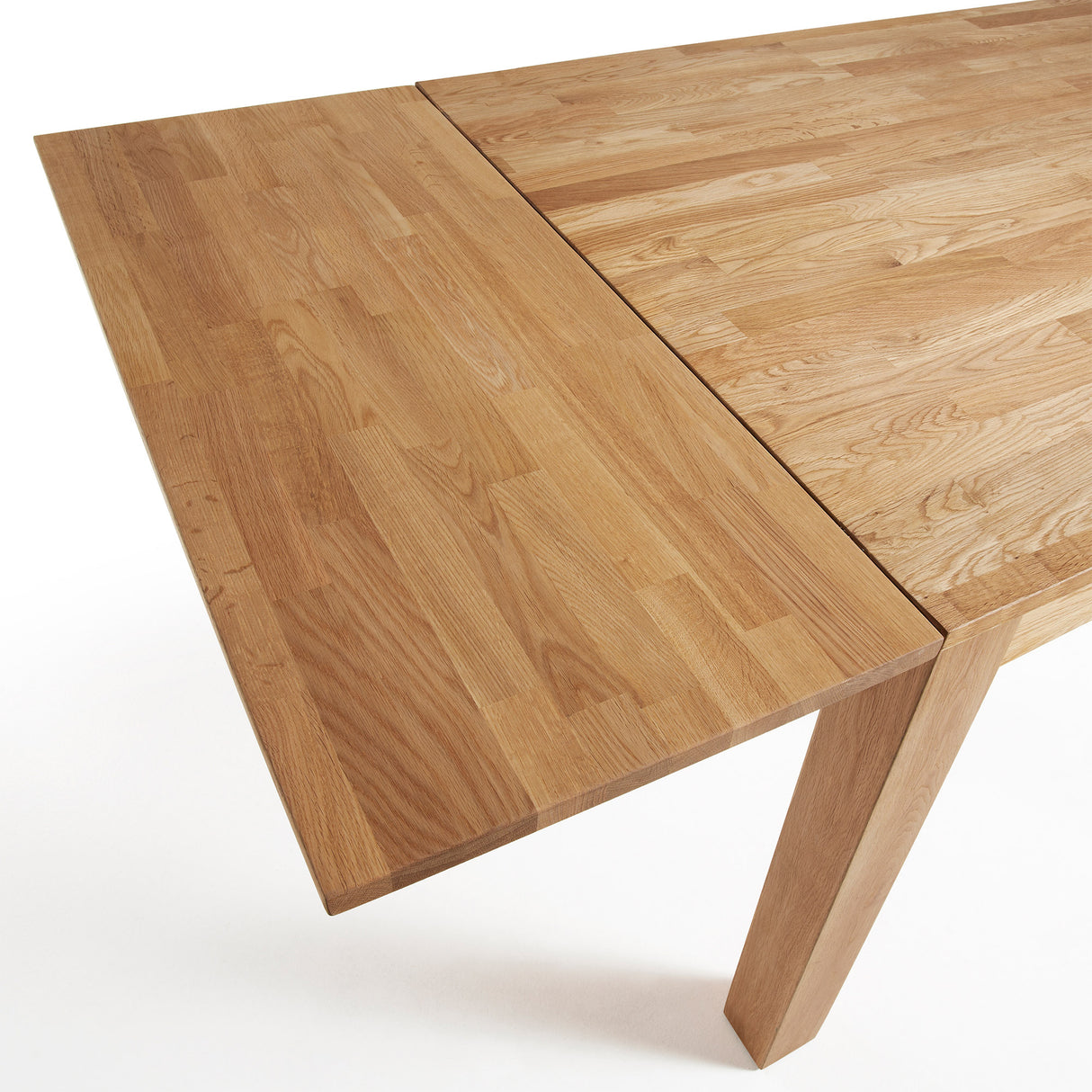 Isbel ausziehbarer Tisch 120 (200) x 75 cm aus massivem Eichenholz - ZEN ZONE