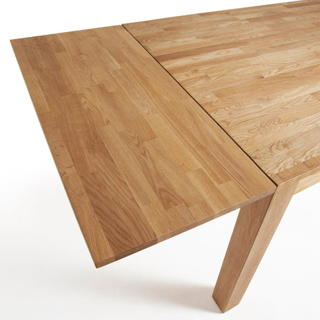 Isbel ausziehbarer Tisch 120 (200) x 75 cm aus massivem Eichenholz - ZEN ZONE